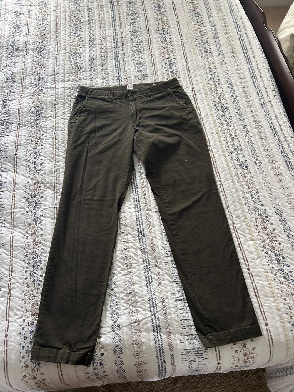 Gap Men's Olive Green Casual Pants